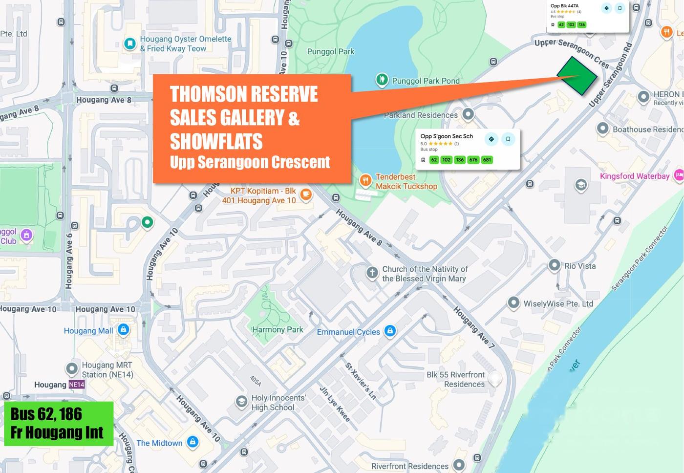 Thomson Reserve Sales Gallery location map