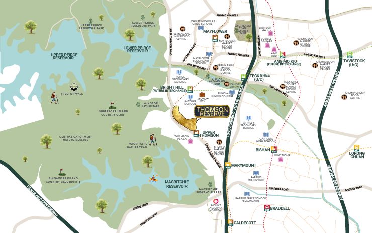 Thomson Reserve site plan